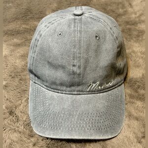 NWOT - Lichfamy Gray Embroidered Mama StrapBack Hat